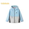 Balabala Boys' Spring Outdoor Hooded Jacket