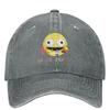 Smiling Friends Logo Baseball Cap Animated Television Outdoor Sports Trucker Hat Unisex Women Fashion Sun Protection Snapback Cap