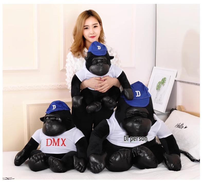 Jucărie de pluș mare Gorilă King Kong Neagră - Co-pilot Creativ Păpușă Maimuță Anime
