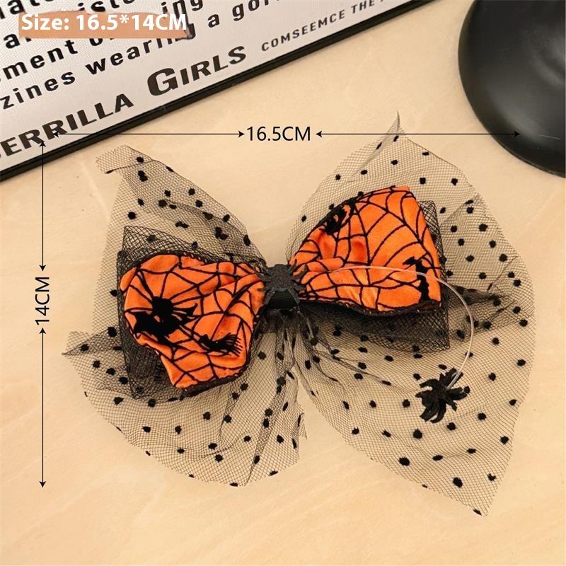 

Милые заколки для волос на Хэллоуин Тыква Скелет Дьявол Шляпа ведьмы Зажим для волос Аксессуары для волос Украшение для вечеринки Фото Головной убор Детские подарки A8