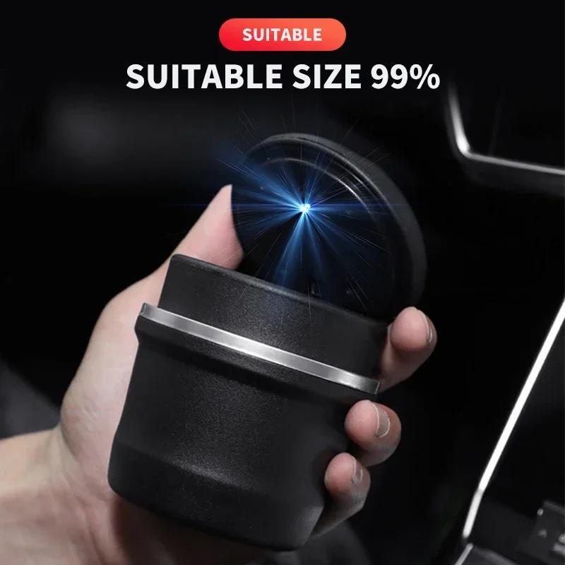 Portable Car LED Ashtray Auto Ashtray Cigarette Ash Holders Cup For Nissan Nismo 350Z 370Z GTR Patrol Juke X-Trail Qashqai