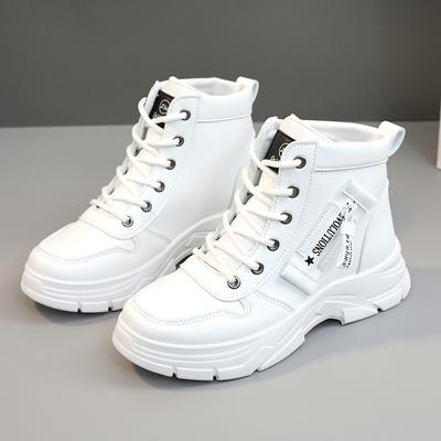 Designer Fashion Women's Ankle Boots Spring Comfortable Soft-sole High Top Shoes Sneakers Non Silip Wear-resistant Casual Shoes