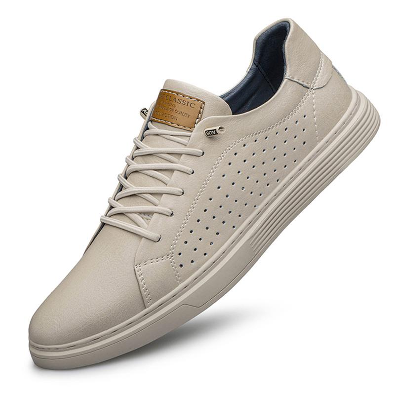 Fashion Italian Brand Black Genuine Leather Oxford Shoes UNISEX Casual Shoes Lace Up Flat Sneakers  Luxury Shoes for Men Big Size: 36-47