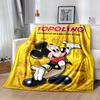 1pc Disney Topolino Mickey Mouse Throw Blanket Soft & Cozy Blanket for Couch, Bed, Travel
