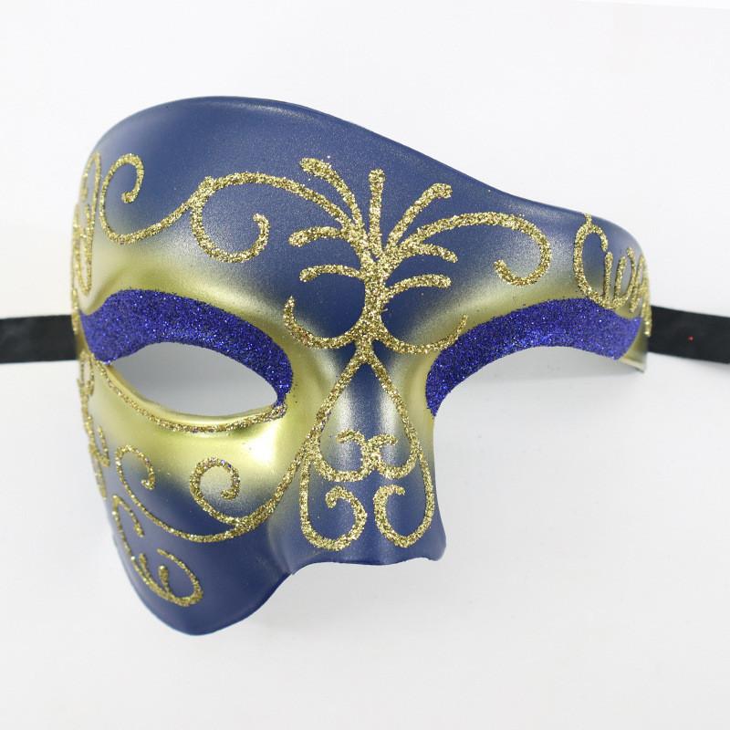 Roman Warrior Mask With Metallic Finish For Costume Events And Themed Parties
