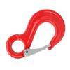 2Ton Round Fixed Eye Lifting Hook with Latch Alloy Steel Crane Hoist Hook for Ship Construction