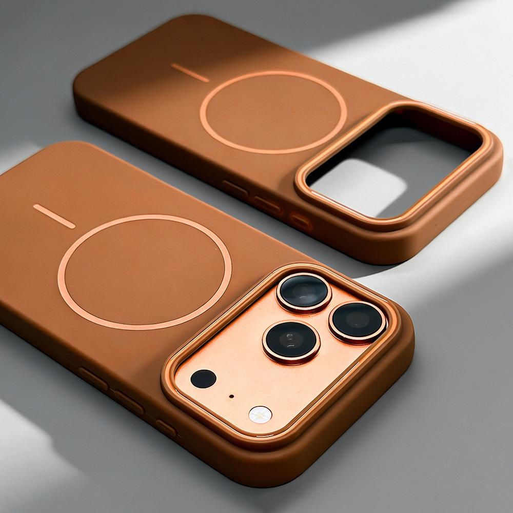 For Magsafe Magnetic Wireless Charging Case For iPhone 17 16 15 14 13 Pro Max 16Pro 17Pro Shockproof Matte Phone Cases Cover