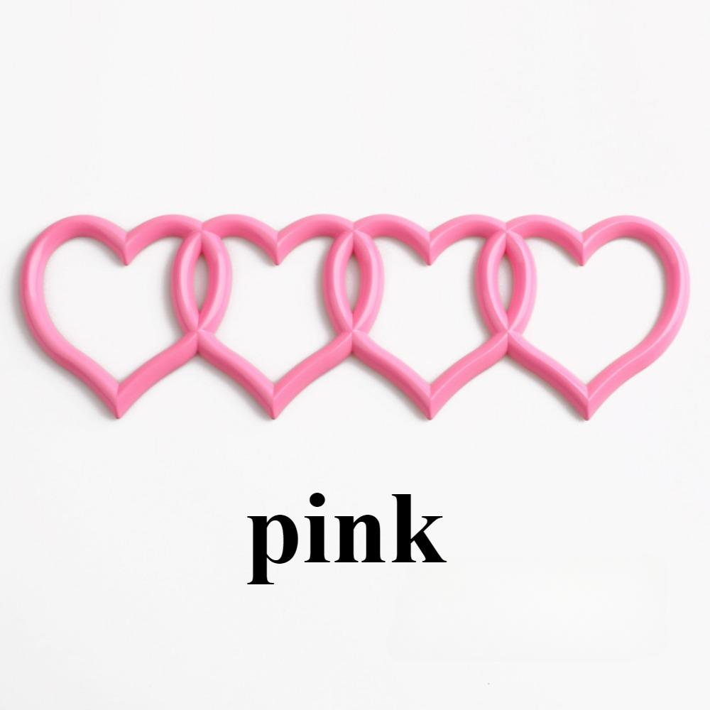 Car Love Heart Logo Rear Trunk Tail Label Badge Emblem Decal For 5G A4 A3 A5 A6 A4L B8 B7 B9 C6 C7 Replacement Car Accessories2Ds29