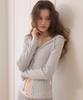 ADAUL Tight Button Cardigan - Bluegrey