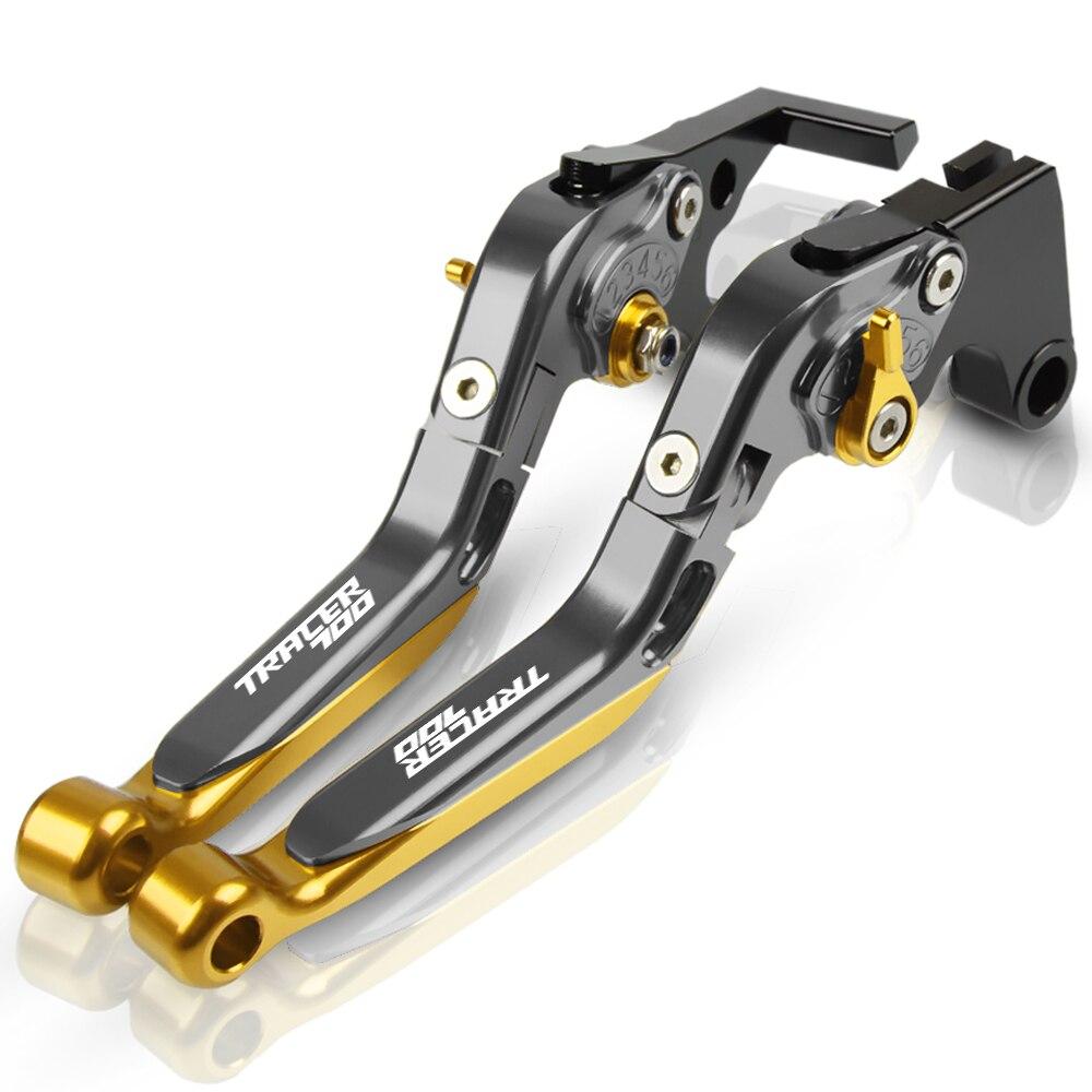 Motocyklová spojková brzdová páka CNC výsuvné nastavitelné skládací páky PRO YAMAHA TRACER700 TRACER 700 2016 2017