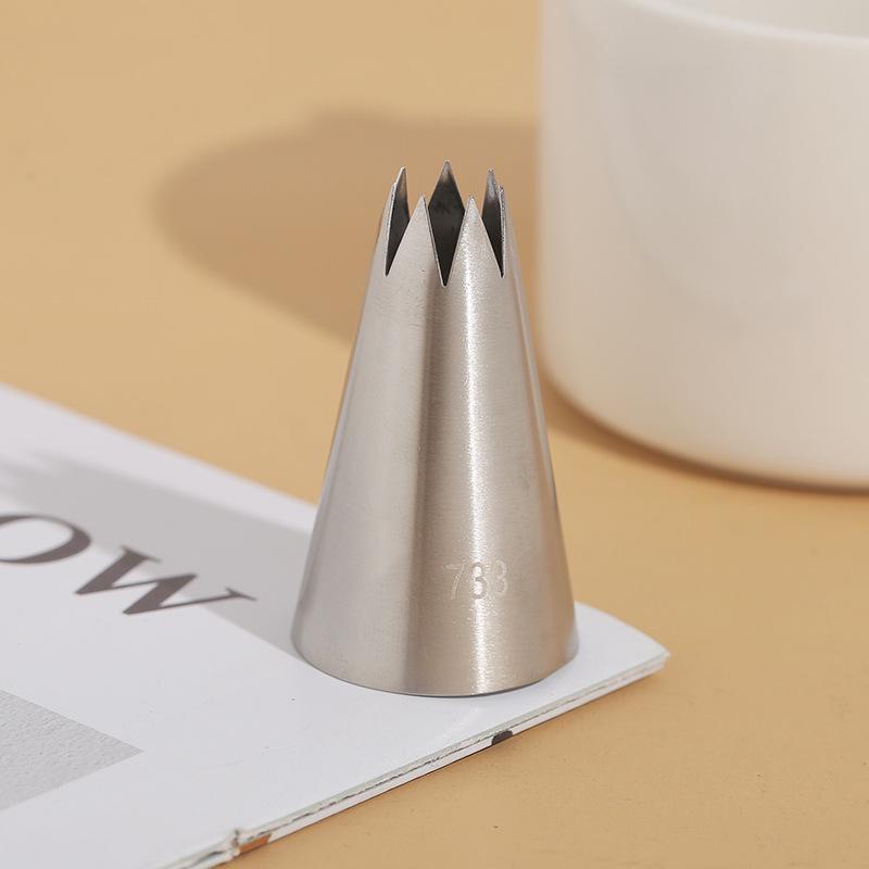 304 Stainless Steel Large Piping Tips Set: 1B & 1C for Cookie & Rose Designs, Cream Cake Baking DIY Tools