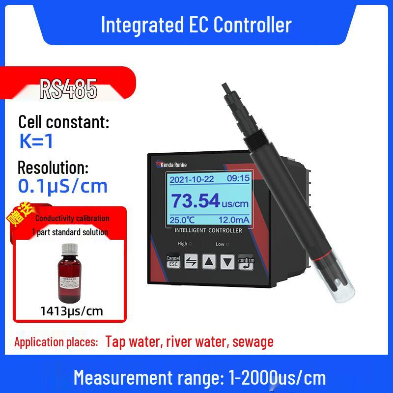 Industrial Water Quality EC Conductivity Sensor & Controller