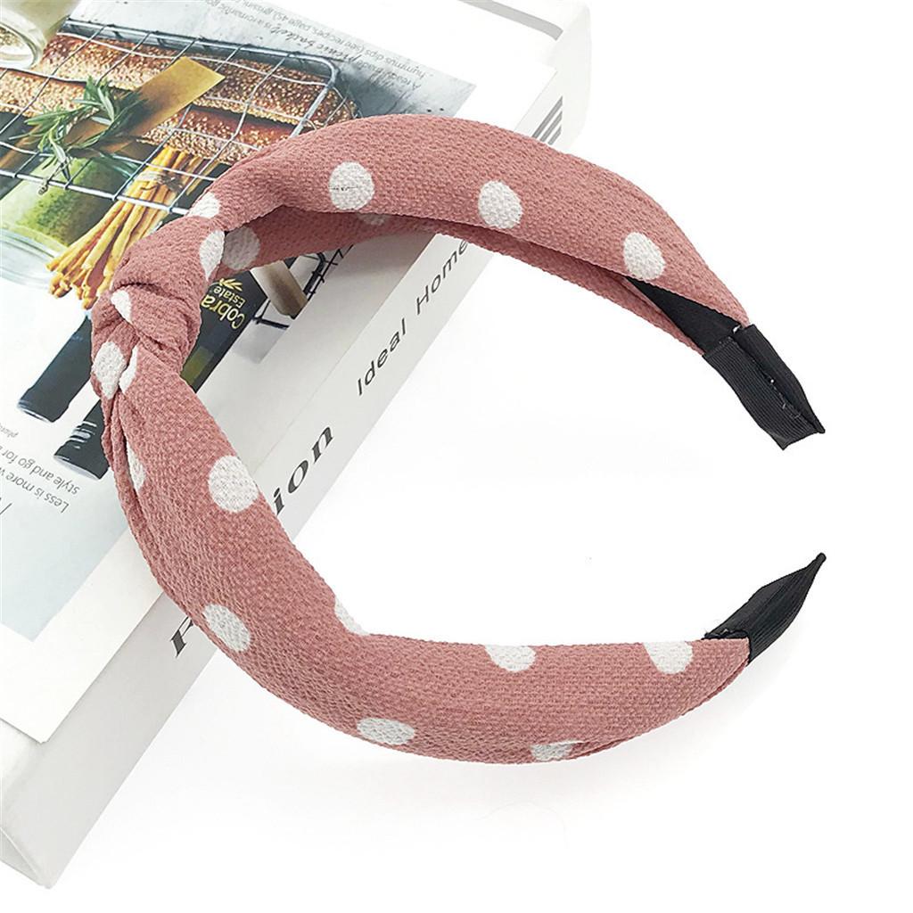 Vintage Girl Lady Knot Headband Hairband Ribbon Wire Tartan Retro Scar Headband