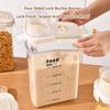 Household Pet Grain Storage Tank, Large Capacity Kitchen Grain Storage Tank, Pet Food Storage Tank, Double Sealed Moisture-Proof