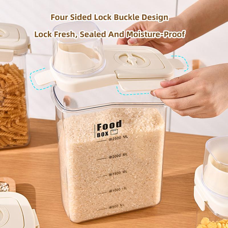 Household Pet Grain Storage Tank, Large Capacity Kitchen Grain Storage Tank, Pet Food Storage Tank, Double Sealed Moisture-Proof