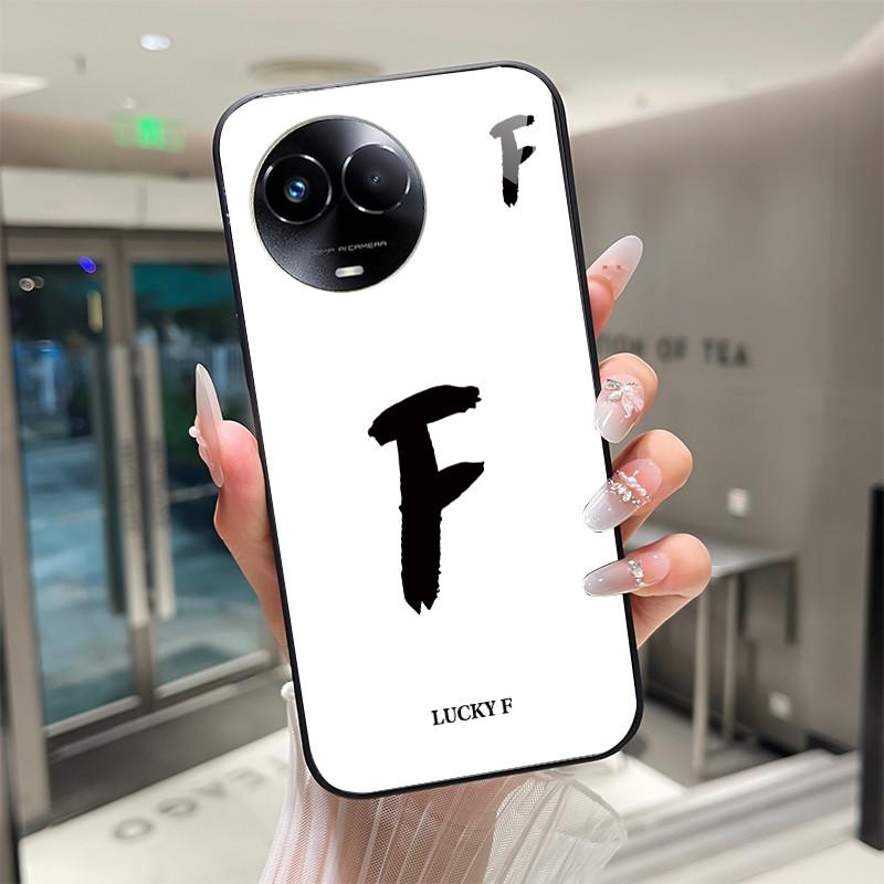 

Phone Case For Realme 11 11X 5G Back Cover Lucky Letters Protective Case For OPPO Realme11 11 X5G Tempered Glass Soft TPU Funda realme 11 5G