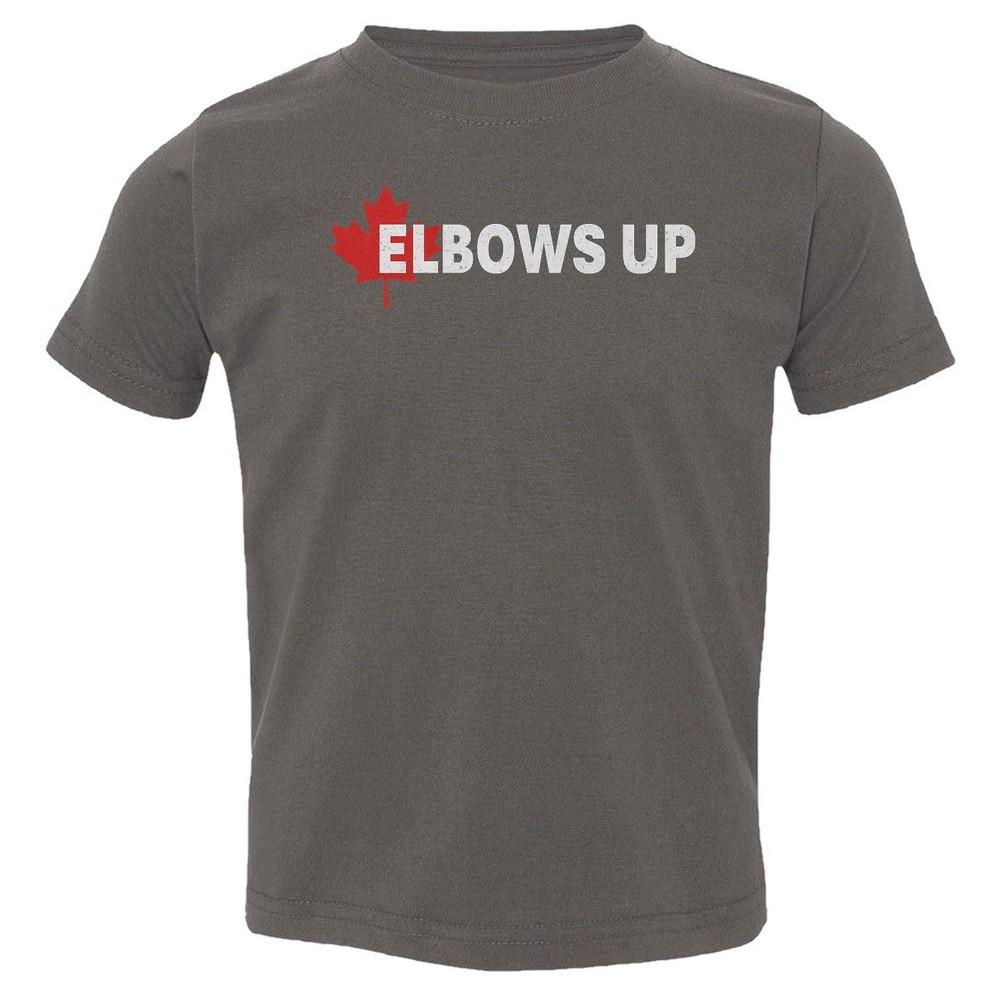 Canada Day - Elbows Up Maple Leaf Canada Support Toddler T-Shirt Unisex T-Shirt S