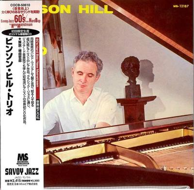CD VINSON HILL & HIS TRIO, VINSON HILL - Vinson Hill Trio  COCB50610 Savoy Jazz 2001 Japan ObiJazz Used