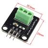 1set 3V-5.5V Temperature Sensor Module Pluggable Terminal Waterproof Temperature Sensor For Soil Temperature Detection