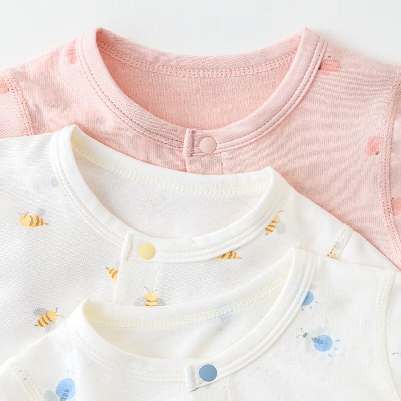 Koala Bebe Baby Insect Print Short Sleeve Romper