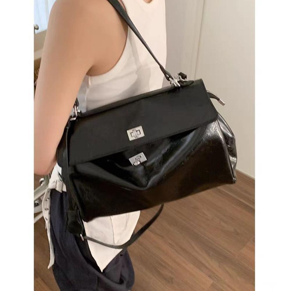 New Rodeo Bag Large Capacity Commuter Bag Handbag Texture Tote Bag