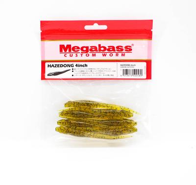 Megabass Měkká nástraha Hazedong 4 palce Tmavý melounový pepř (0589)
