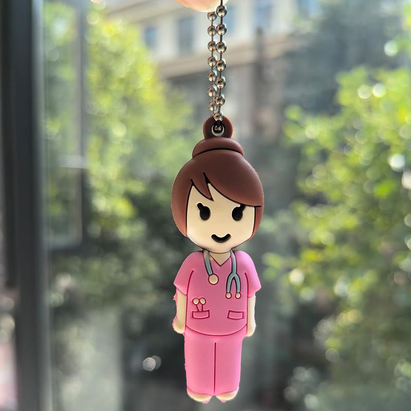 Ampoule Bottle Opener Keychain Syringe-Shaped Cutter Nurse Doctor Ampoule Bottle Opener Aid Medication Vial Breaker Tool