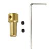 Hochpräziser Motorwellen-Spannhülsenadapter Motorwellenadapter für JTO-Spannhülsenbasis 3,17 mm Messing Werkzeugzubehör