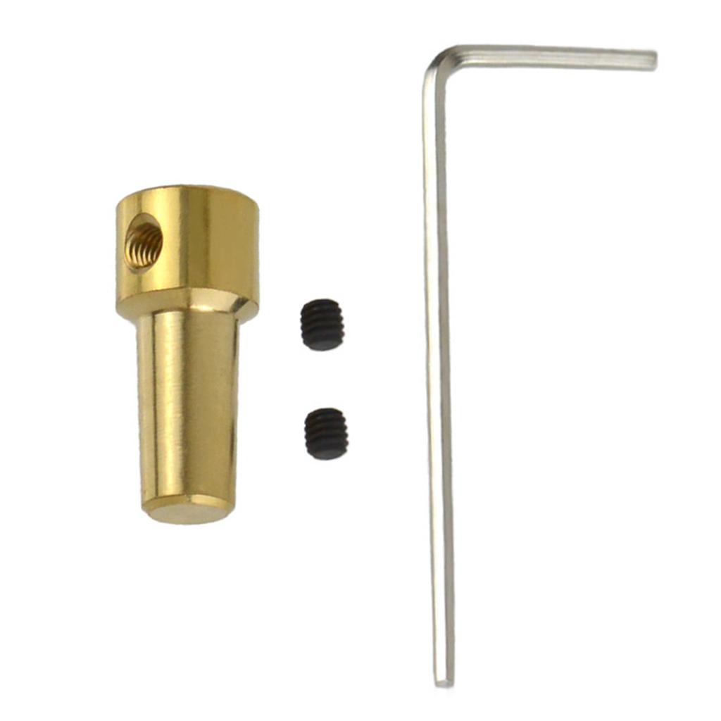 Hochpräziser Motorwellen-Spannhülsenadapter Motorwellenadapter für JTO-Spannhülsenbasis 3,17 mm Messing Werkzeugzubehör
