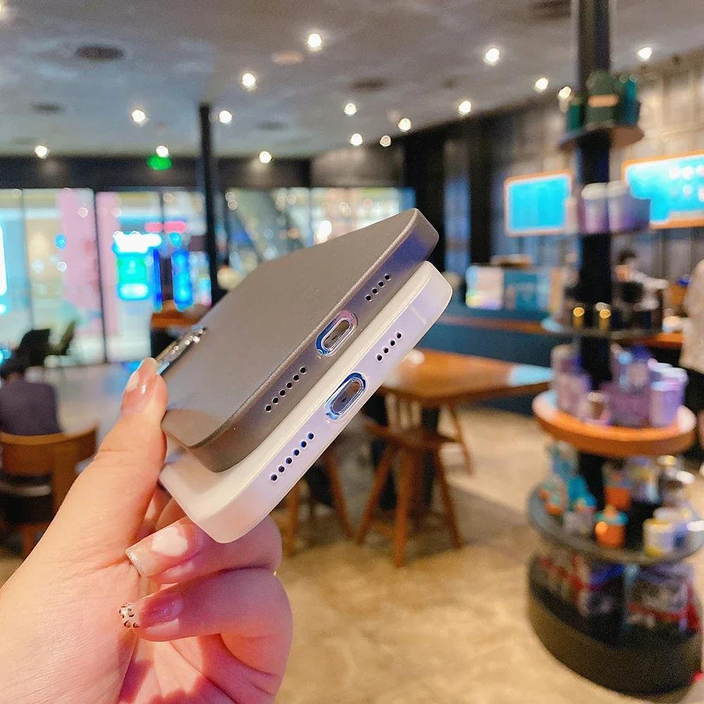 Husă de Telefon TPU Moale Ultra Subțire Pentru iPhone 16 15 14 13 12 Mini 11 Pro XS Max XR X 8 7 Plus SE 2022 2020 Husă Spate Mată Subțire