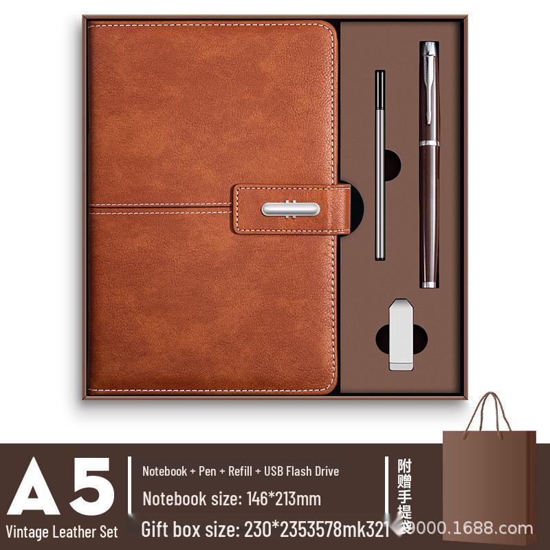 A5 Business Notebook Gift Box Set: Deluxe Office Stationery and Memorable Souvenir