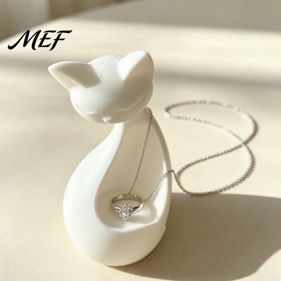 Small Storage Holders for Vanity Minimalist Abstract Sleeping Cat Statue, 3D Printed Matte White Hollow Ornament Statues Shelf Tabletop