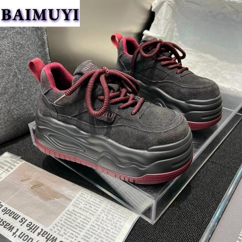 Pantofi de platformă Leopard la modă Femei Adidași casual Iarnă Balerini din piele întoarsă Bumbac Pluș Cald Tendință 2024 Toamnă Designer Sport Zapatos Mujer