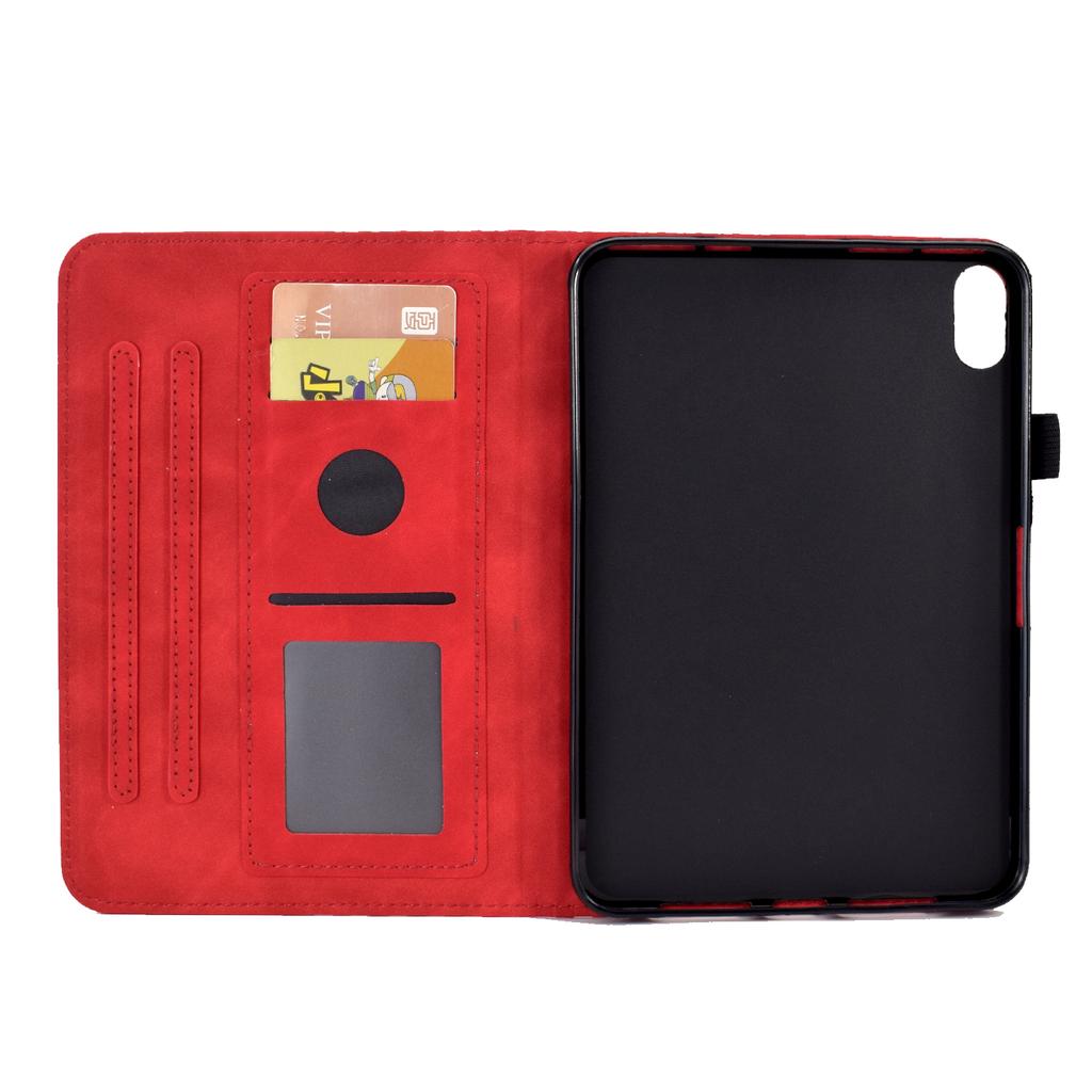 For Xiaomi Redmi Pad 2 Case Card Slots Block Pattern Leather Cover