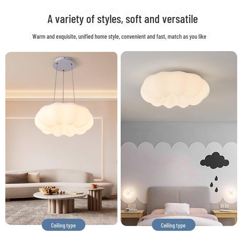Cloud Chandelier: LED Full Spectrum Ceiling Lamp for Bedroom, Corridor, and Restaurant