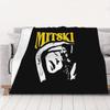 1PC home Cute Room Decor Yellow Silhouette Style Alternative Mitski Blanket Throw Blanket Mitski Novelty Warm Blanket All Season