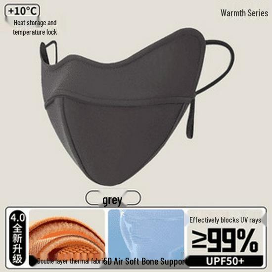 

New Arrival: 3D Thickened Warm Fishbone Mask - Windproof & Cold-Resistant for Cycling (Autumn/Winter)