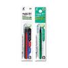 Pilot Frixion Ball Slim Multicolor Refill Set 0.5mm 3 Color Set + Green LFBTRF30EF3C+LFBTRF12EF-G