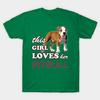 Unisex Fashion TShirt This Girl Loves Her Pit Bull Print TShirt Plus Size S-5XL T-Shirt 100%Cotton Tops O Neck Short Sleeve Tees