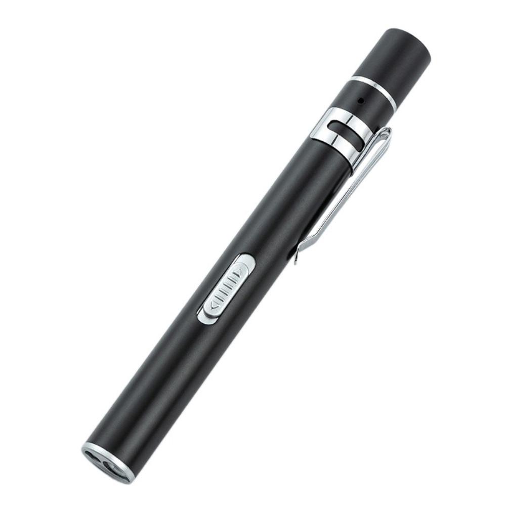 USB Recharging Nurse Flashlight Yellow/White Lights Dual Light Pen Light EMT Equipment