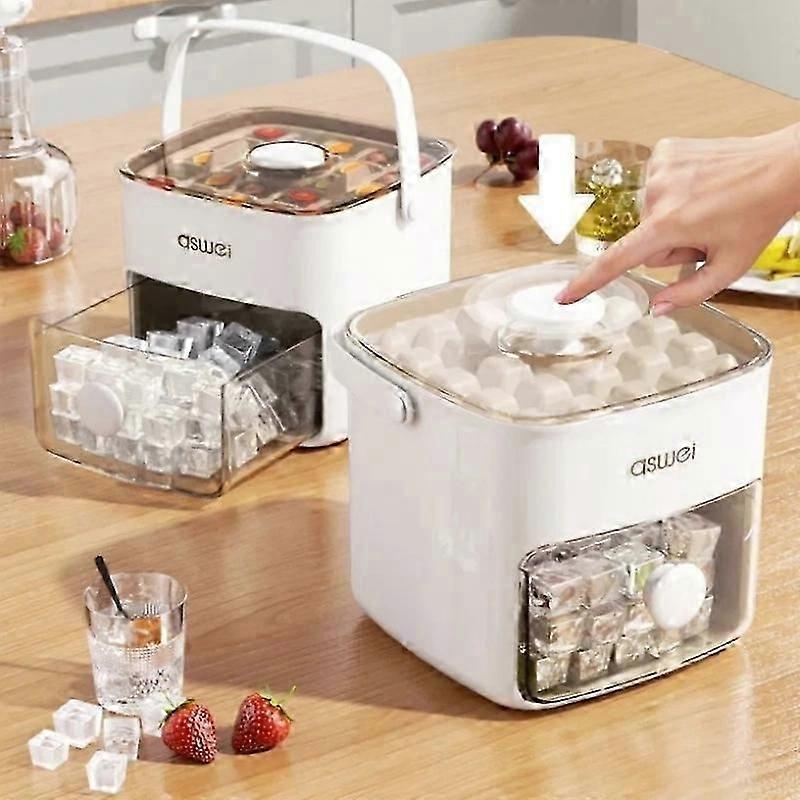 Tragbare Eismaschine 48 Würfel Arbeitsplattenmaschine mit Ein-Klick-Freigabe