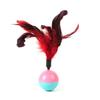 Cat Toys Teasing Cat Badminton Self Pleasure Grinding Teeth Grinding Claw Rainbow Ball Tumbler Relieve Boredom Cat Toys