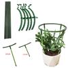 4Pcs Plastic Plant Support Pile Orchid Stand Holder For Flowers Semicircle Greenhouses Fixing Rod Holder Bonsai