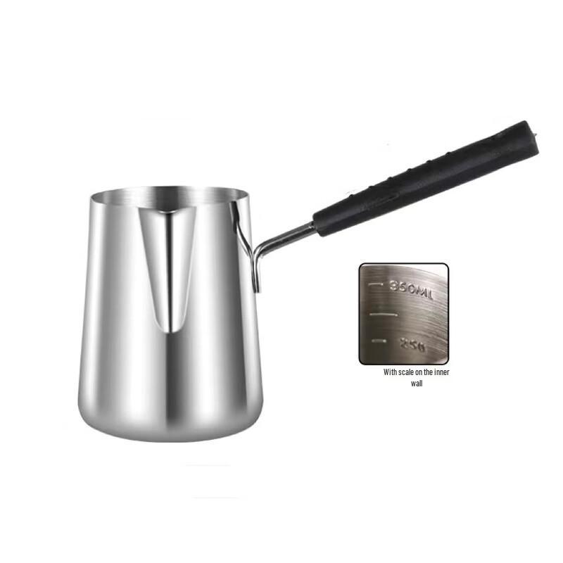 HUIHUADU 350ML Plastic Latte Art Pitcher with Scale