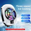 Digital Display Portable Phone Cooler Powerful Cooling Fan Phone Cooler Backclip  Gaming