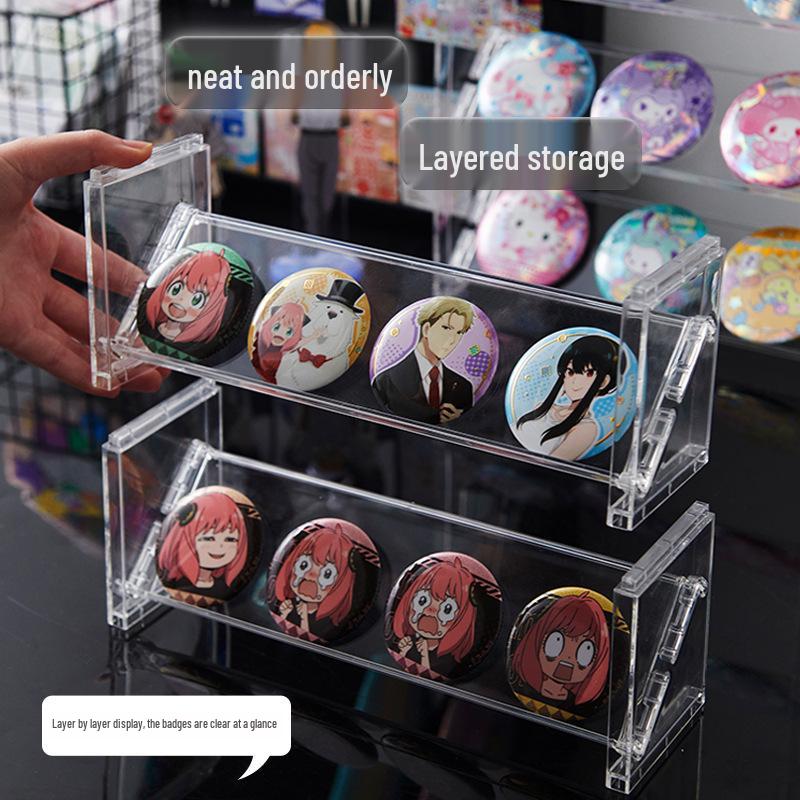 Stackable Millet Badge Display & Dustproof Storage Box