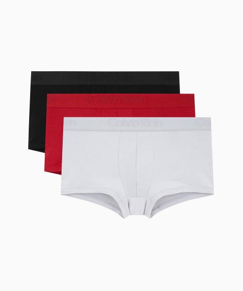 

[CK] CK Black 3 шт. Низкая посадка Боксеры NB365133W [Отправка из Кореи] 100% Оригинал Black,Light Grey,Red - S