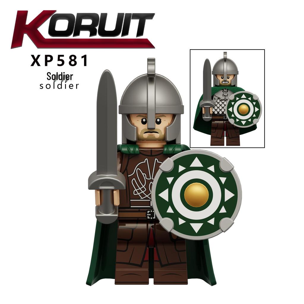 KT1078 Rohan Princess Soldier Minifigure Building Blocks