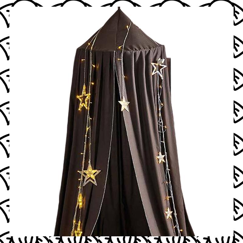 

A71Z 1Set Mosquito Net For Baby Kids Princess Dome Dream Castle Baby Bedding Room Castle Mosquito Net C темно-коричневого кольору