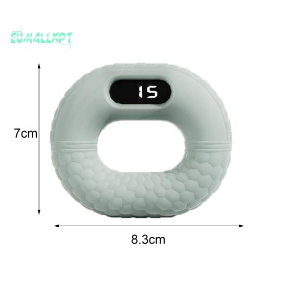 Hand Grip Strength Trainer with LED Counter Display - Five Finger Strength Training, Squeeze Ring Stress Relief Hand Grip Strengthener
